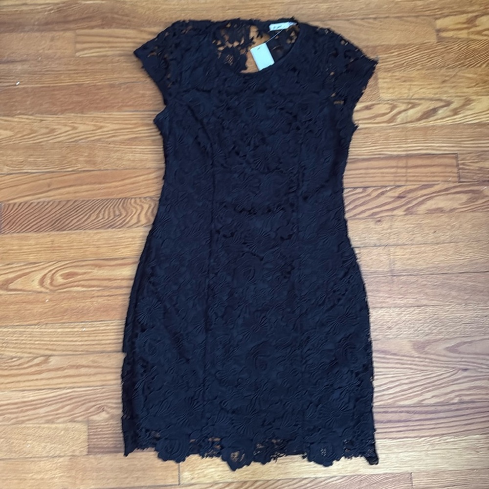 NWT Francesca’s mi Ami  black dress size M open back size M